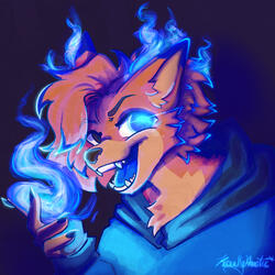 Headshot Art Gift for BlueFlames June 2026 Headshot Art Gift for BlueFlames June 2026